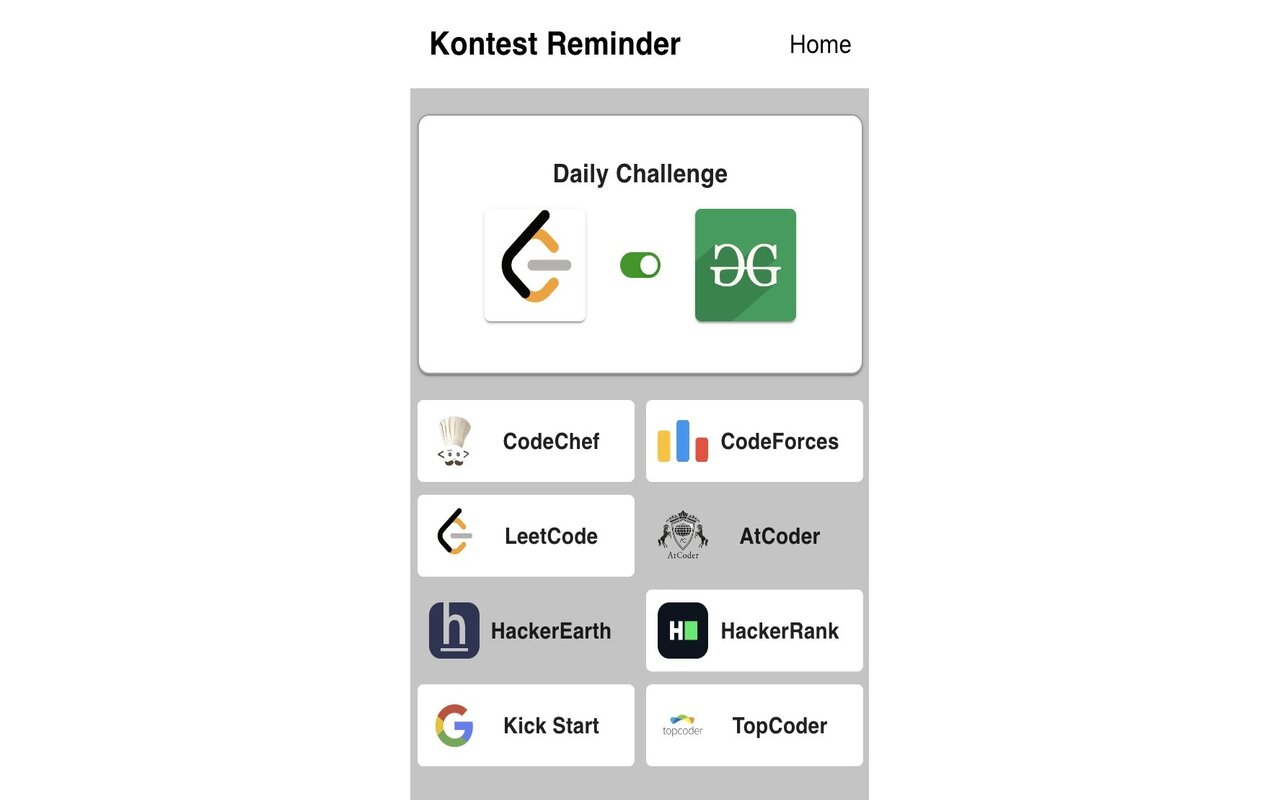 Kontest Reminder截图2