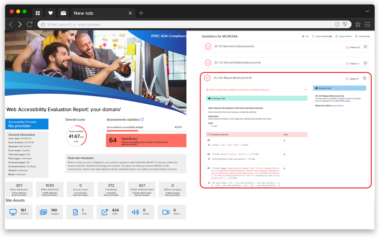 EqualWeb Accessibility Checker截图2