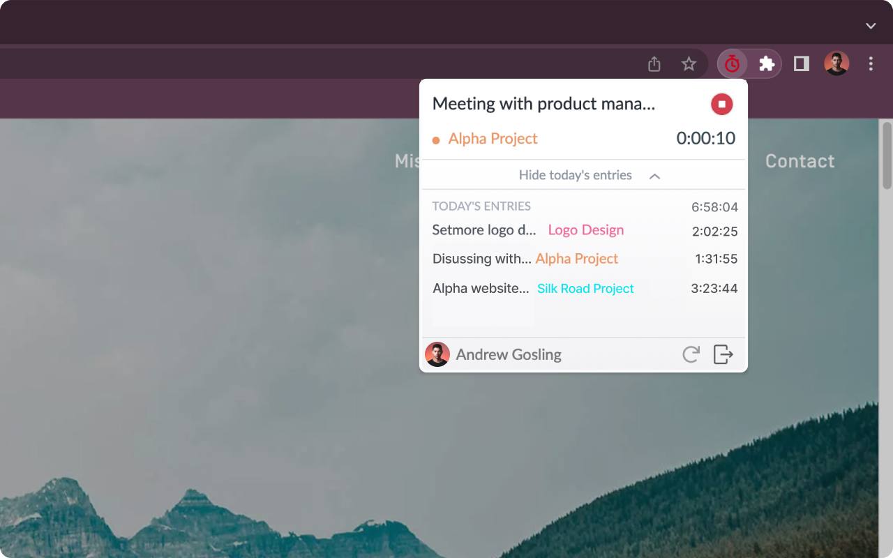 YoCoBoard: An Online Time Tracker截图2