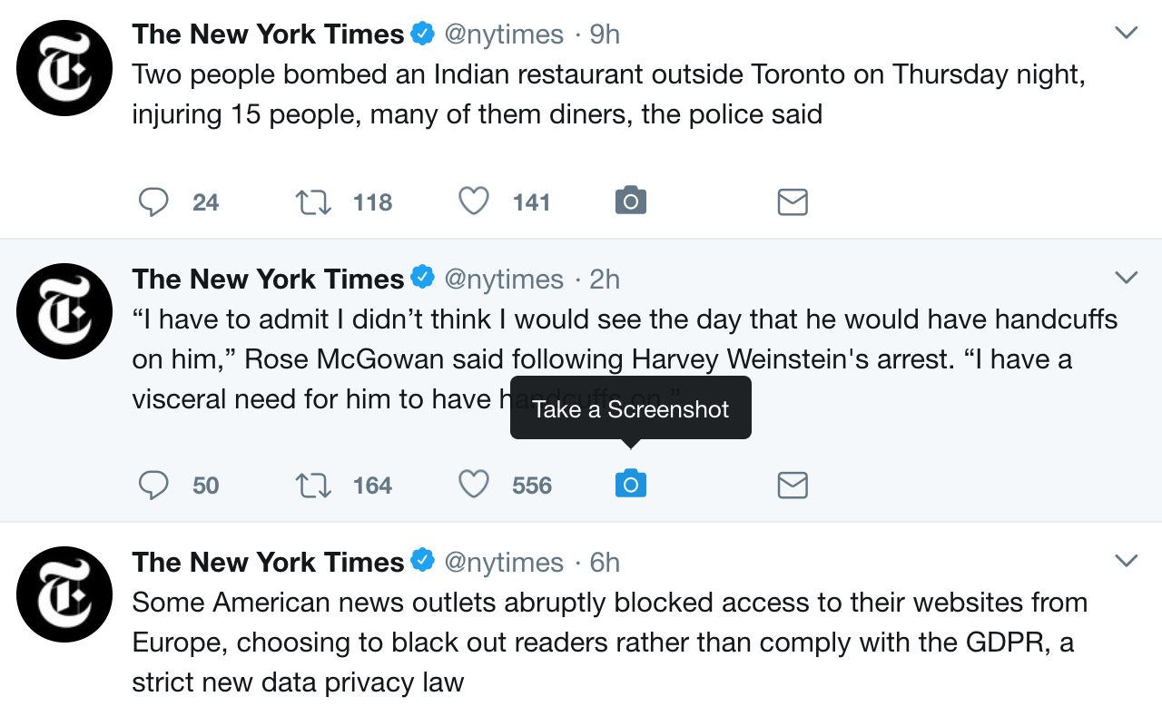 Twitter Screenshots截图1