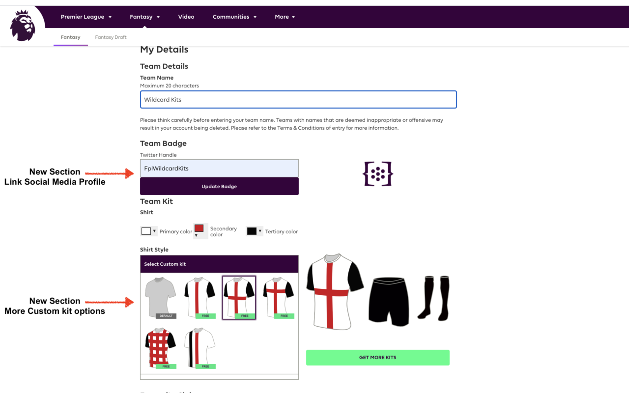 FPL Wildcard Kits截图3