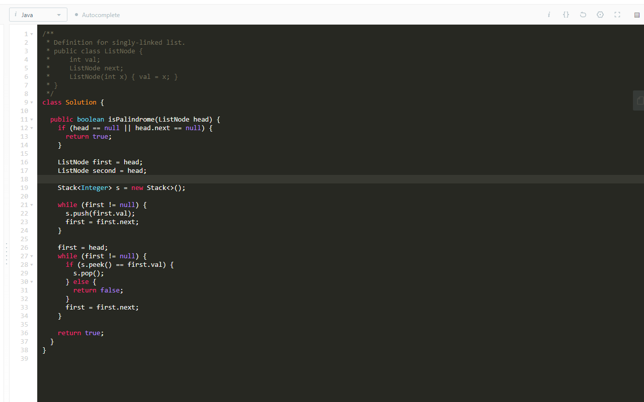 Leetcode format截图2
