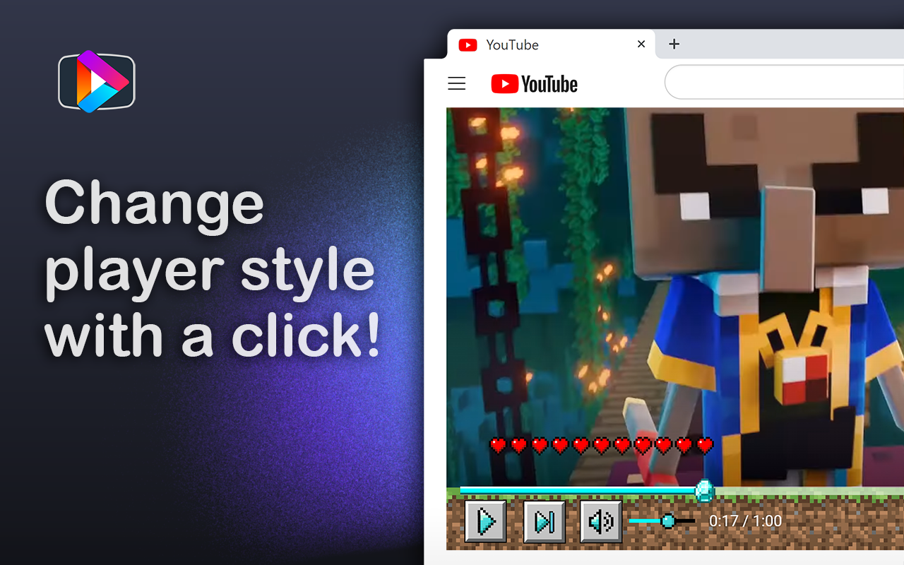 YouTube 播放器的皮肤截图4