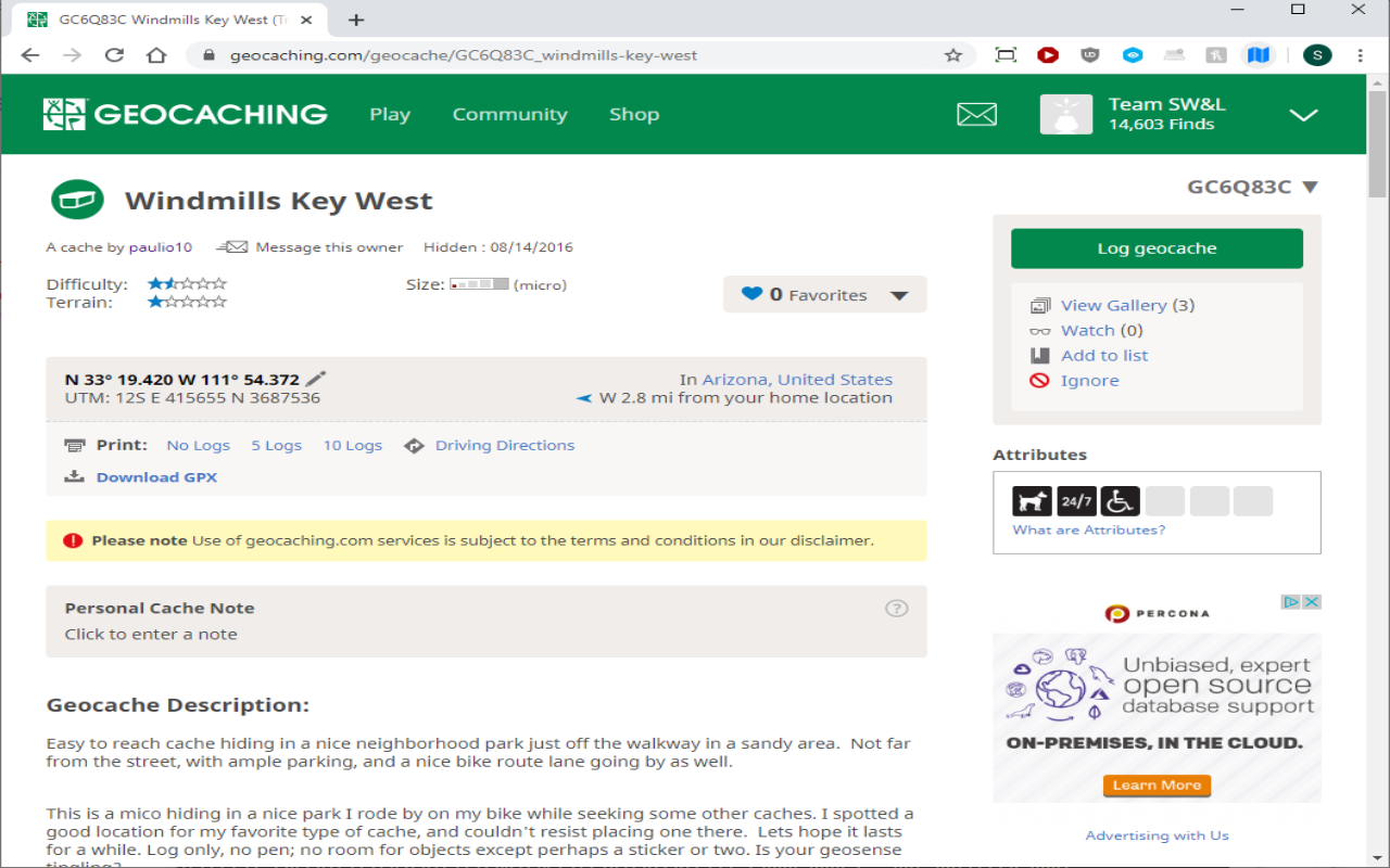 Show Geocache On Google Maps截图2