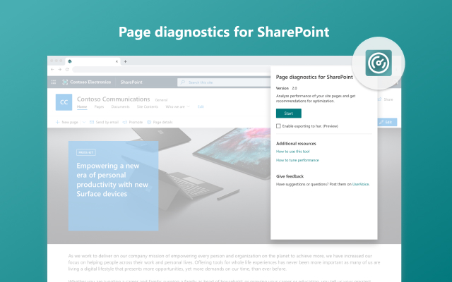 适用于 SharePoint 的页面诊断截图2