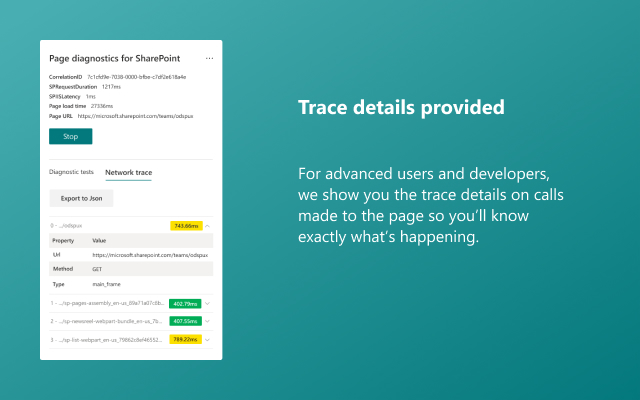 适用于 SharePoint 的页面诊断截图4