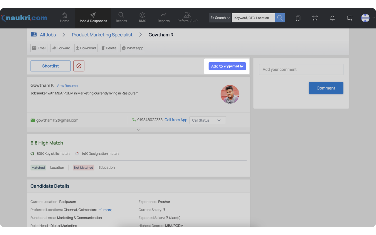 PyjamaHR: Import Candidates with Ease截图2