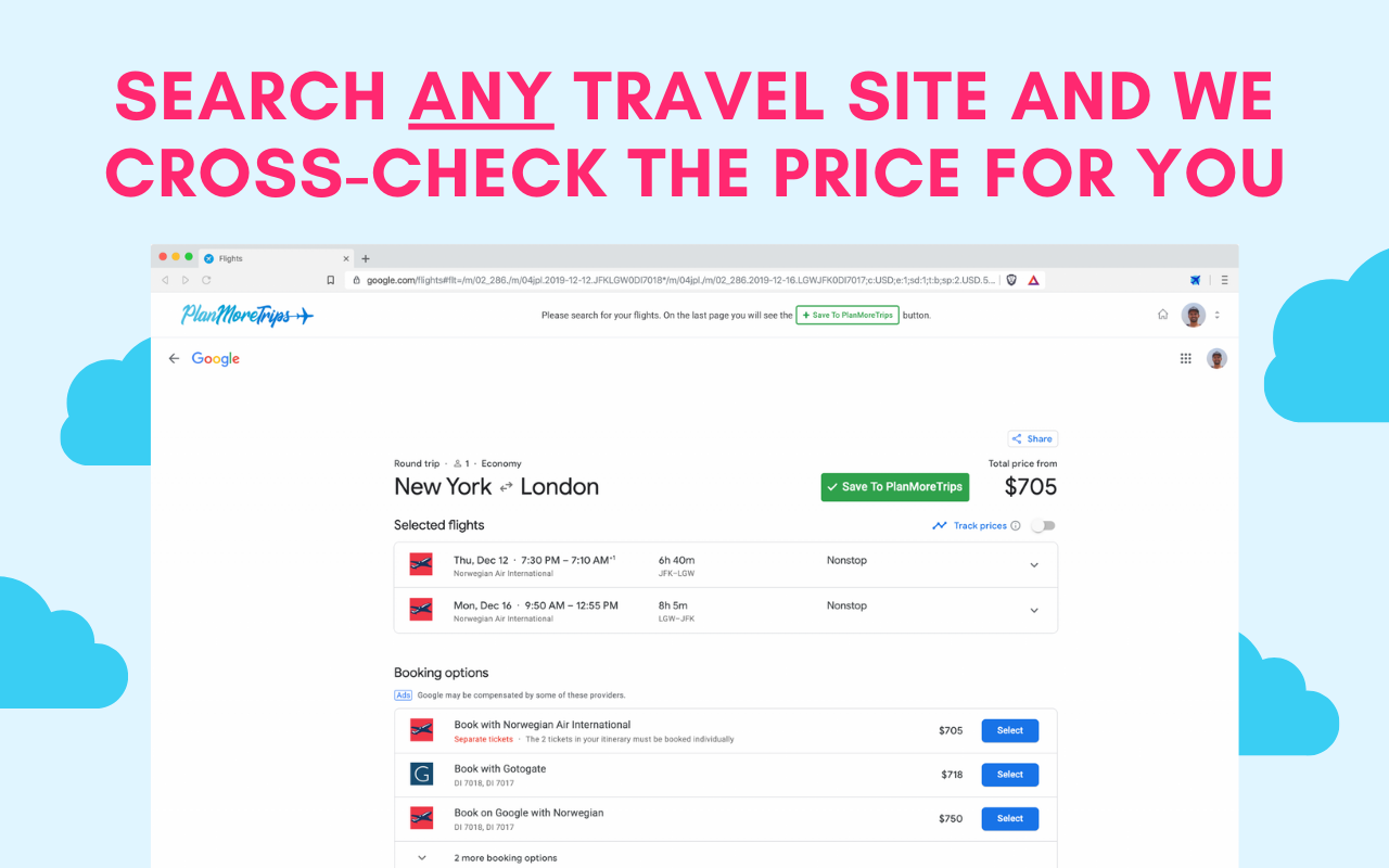 PlanMoreTrips - We Find The Cheapest Flights截图5