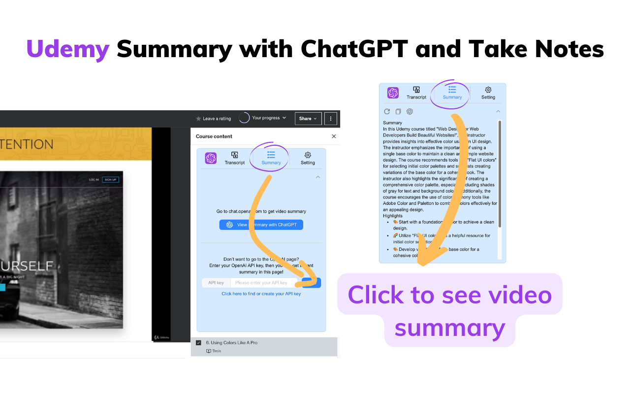 NoteGPT: Udemy课程视频总结,快速笔记截图5