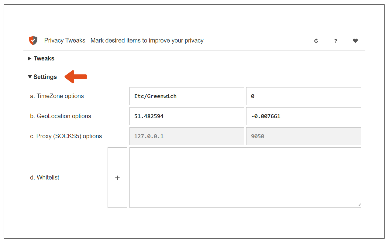 Privacy Tweaks截图2