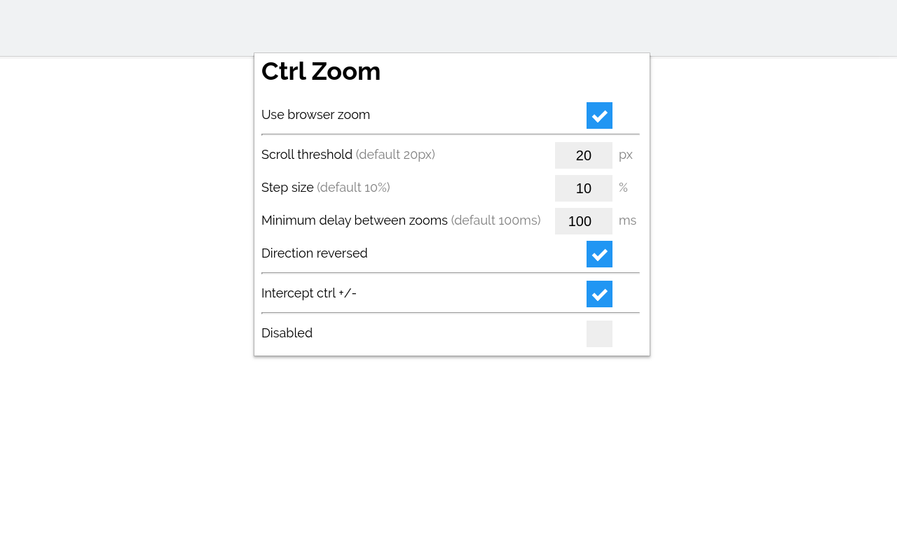 Ctrl Zoom截图1