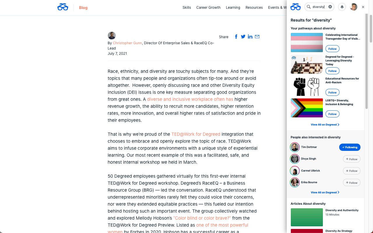 Degreed Extension截图3