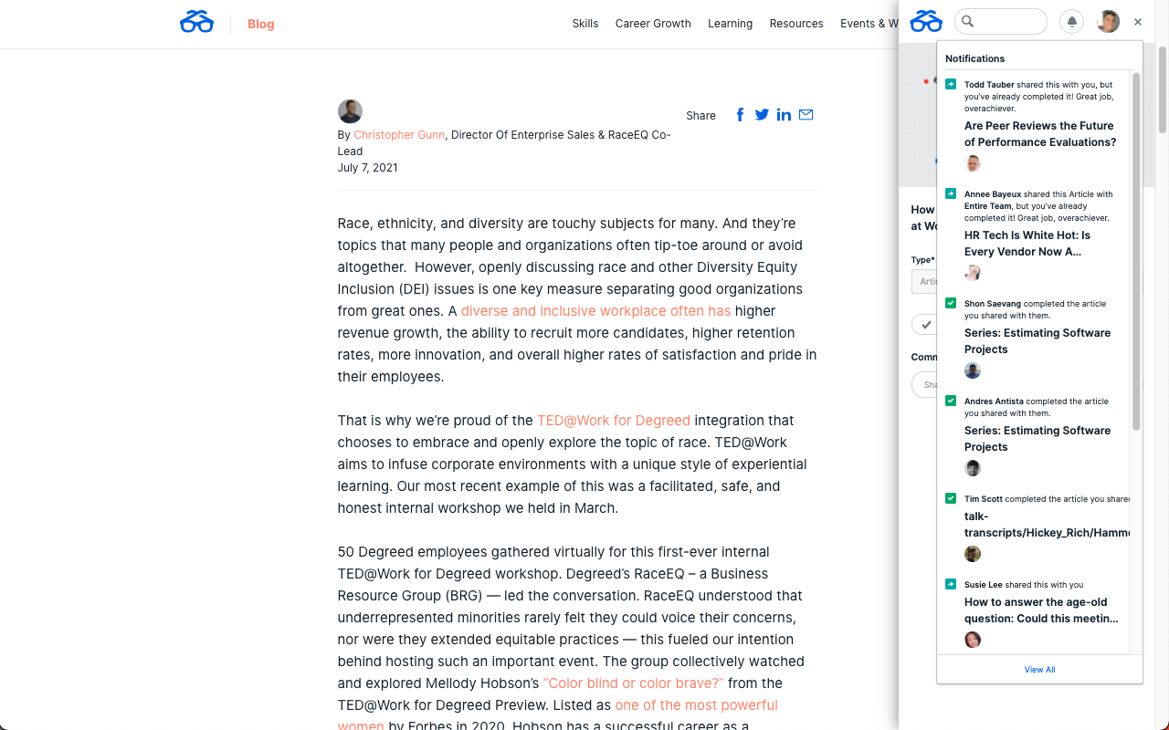 Degreed Extension截图4