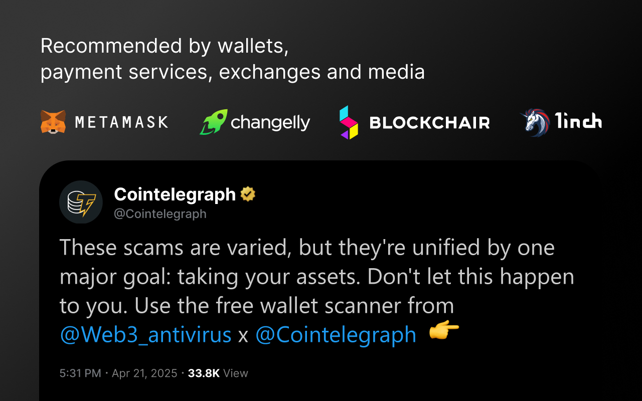 Web3 Antivirus: Protect Crypto Wallet from Scams截图1