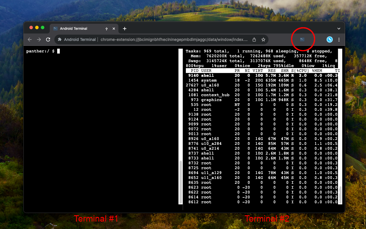 Android Terminal截图1