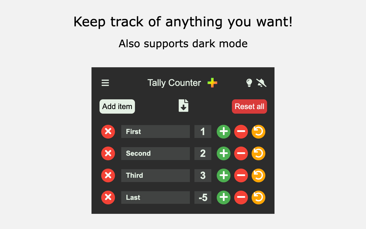 Tally counter截图2