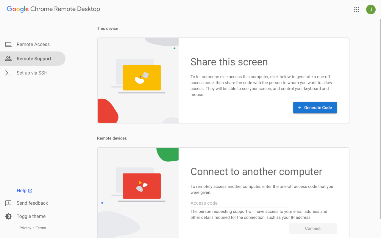 Chrome Remote Desktop截图2