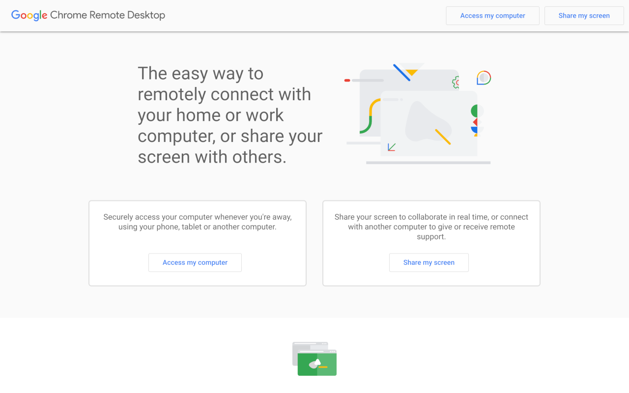 Chrome Remote Desktop截图3