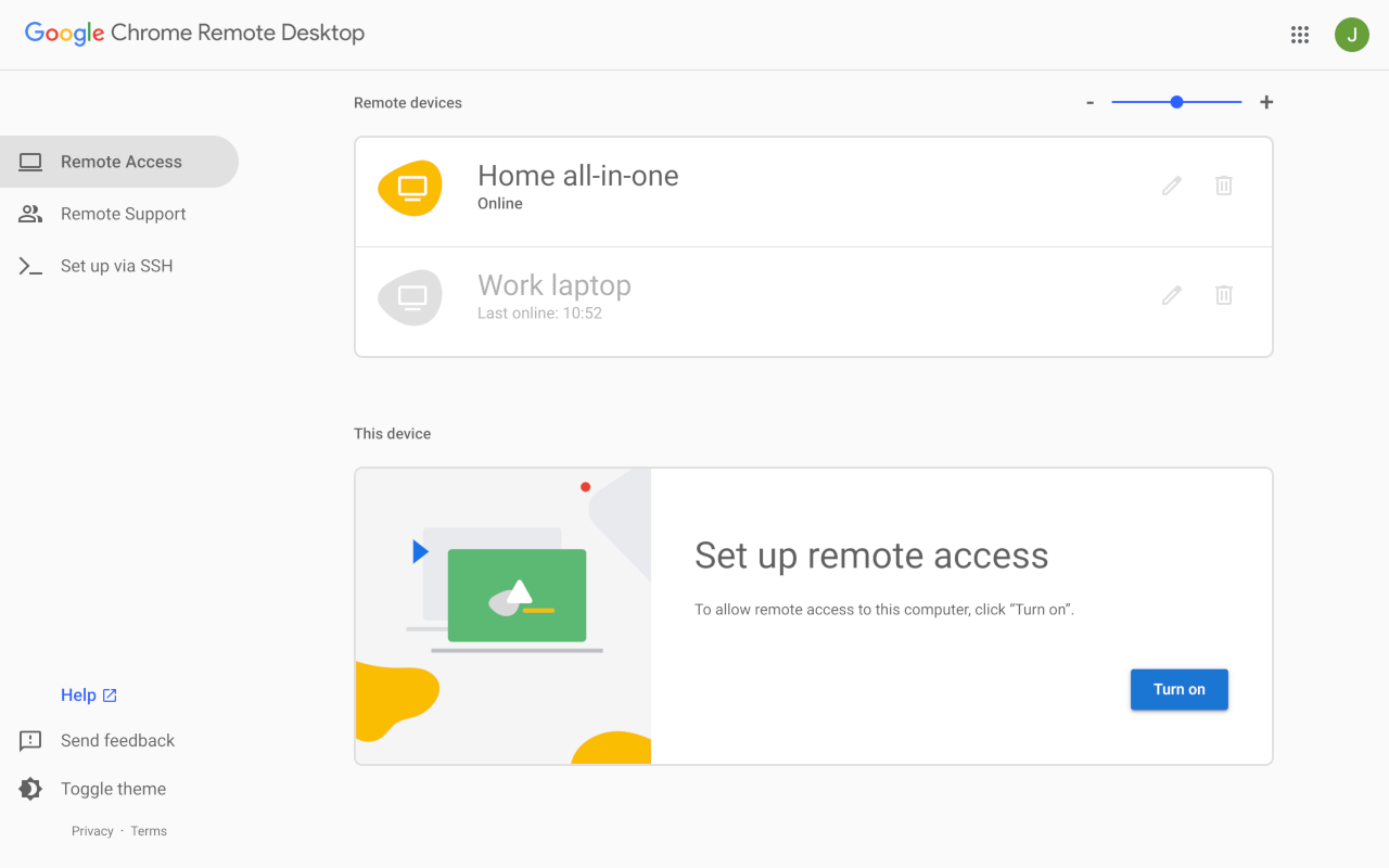 Chrome Remote Desktop截图4
