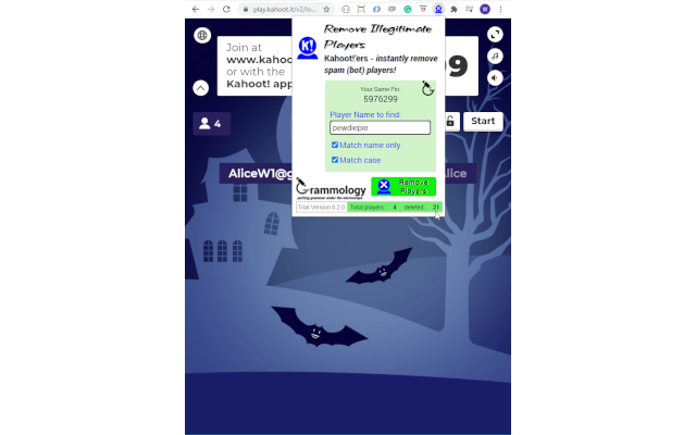 Kahoot - Remove Illegitimate Players v0.2.1截图4