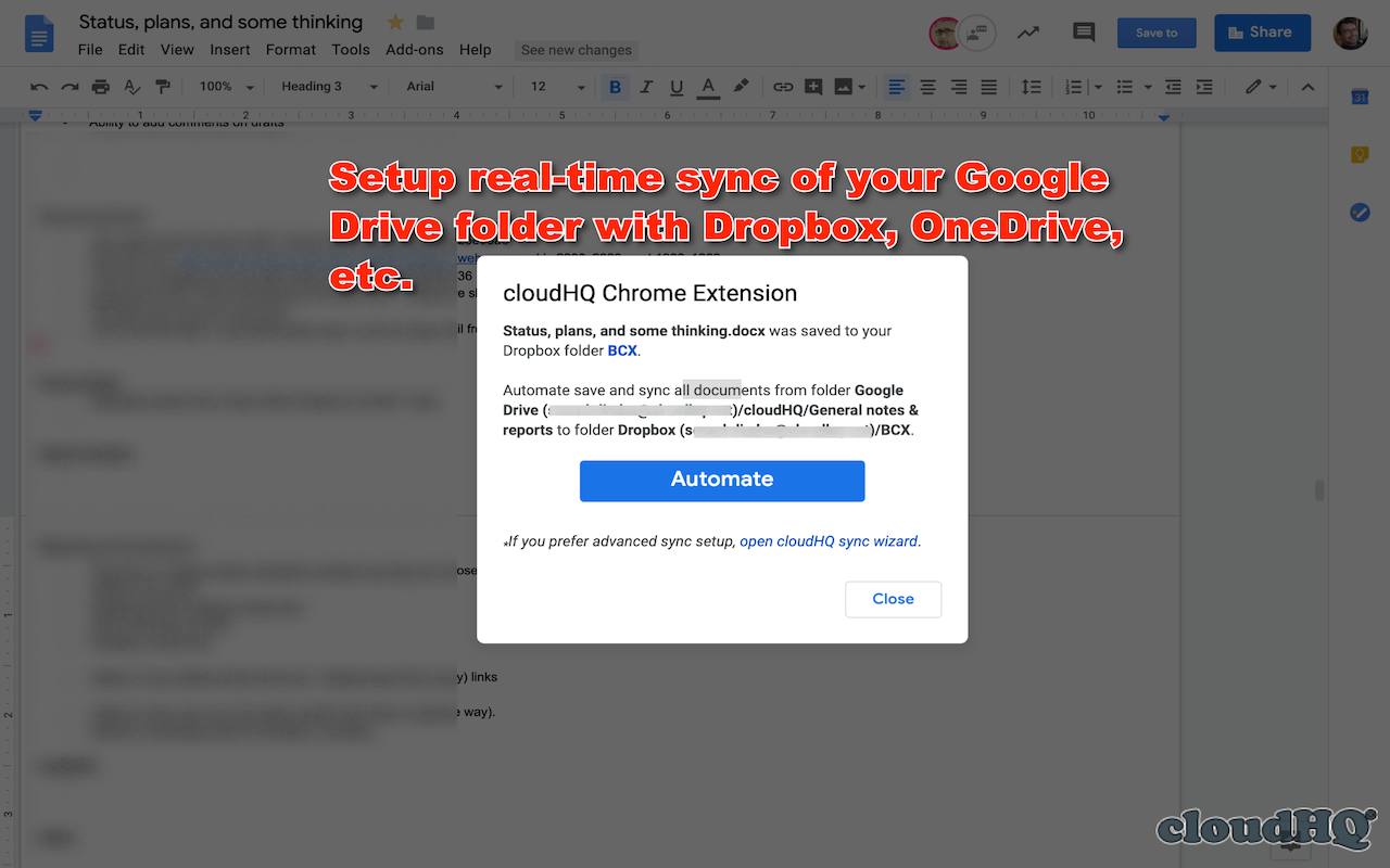 Backup and Sync Google Drive to other clouds截图1