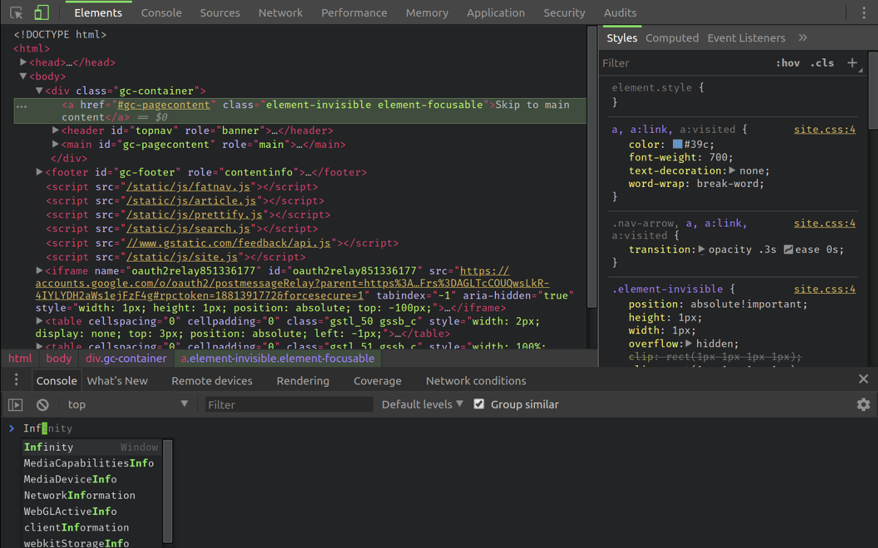 DevTools Theme: Atom Dark with Green Cursor截图1