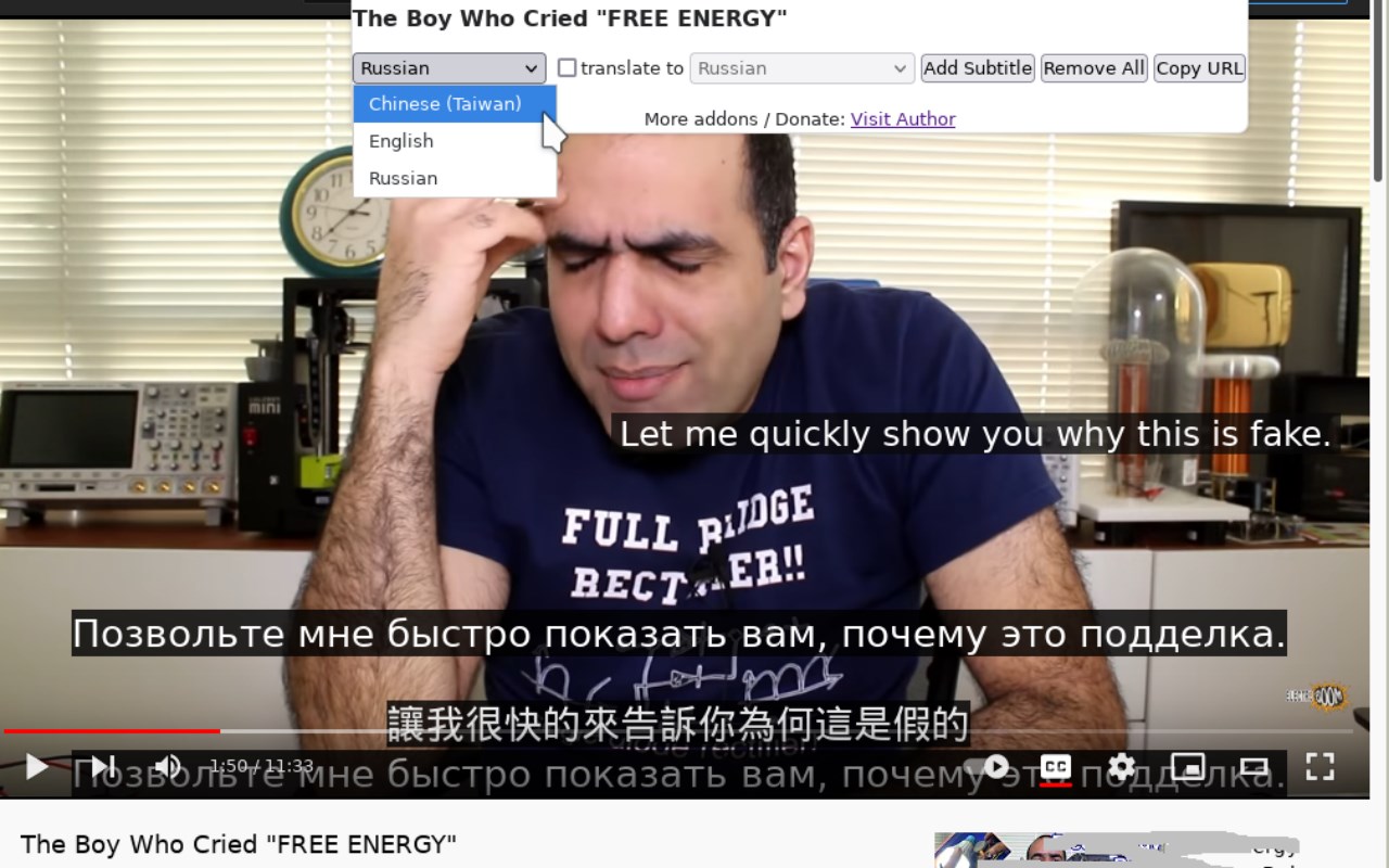 Multi Subsitles for Youtube截图2