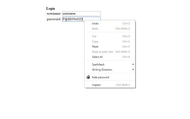 Password visibility toggle截图1