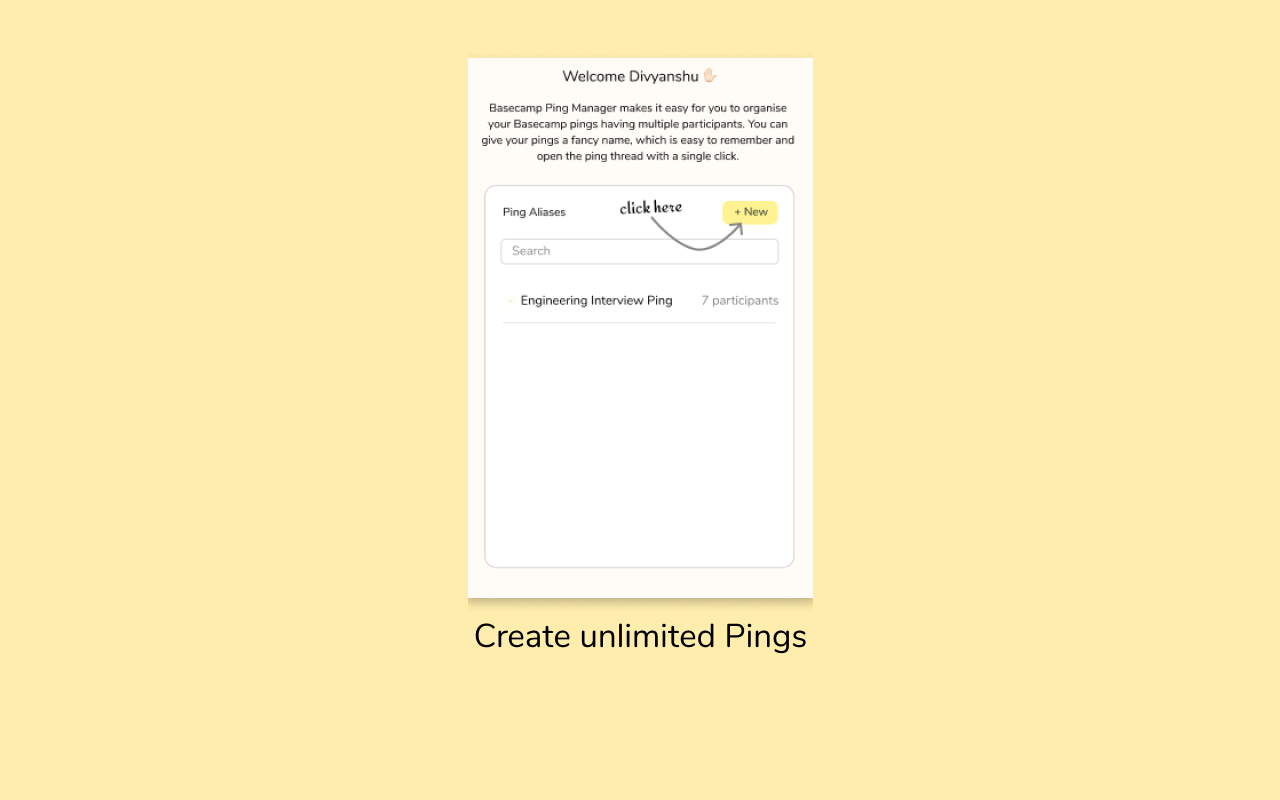 Basecamp Ping Manager截图1