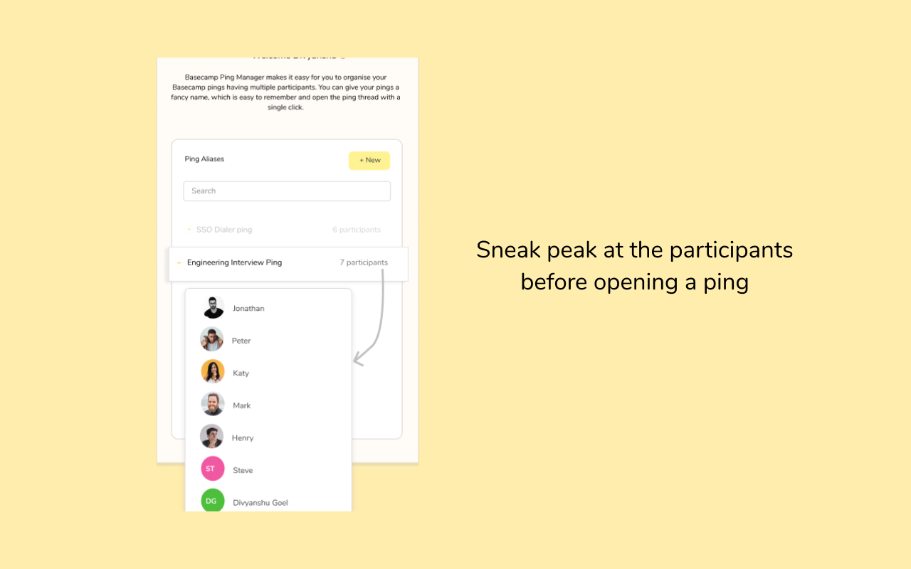 Basecamp Ping Manager截图2