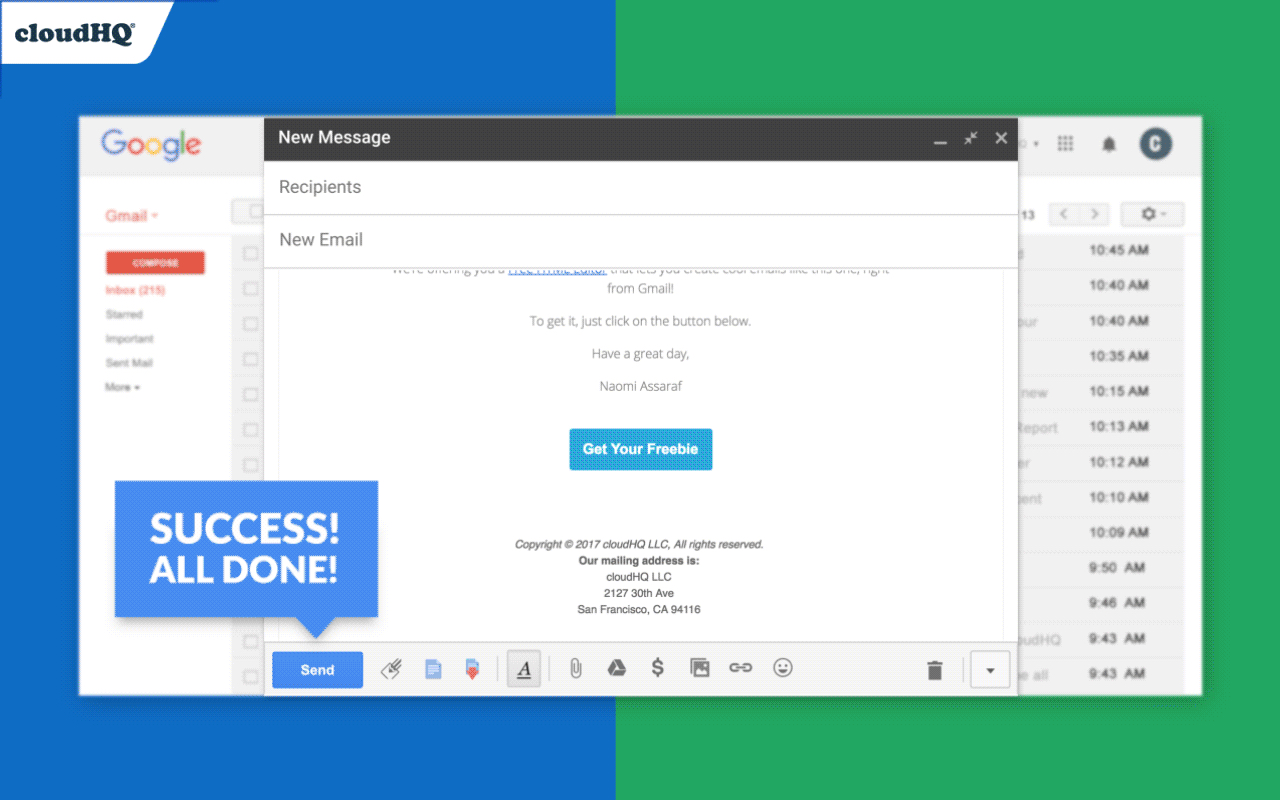 HTML Editor for Gmail by cloudHQ截图2