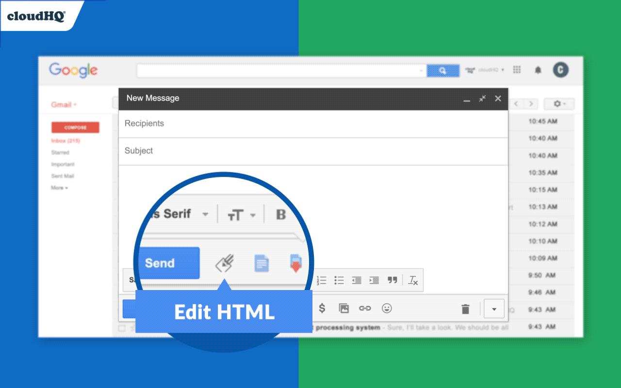 HTML Editor for Gmail by cloudHQ截图3