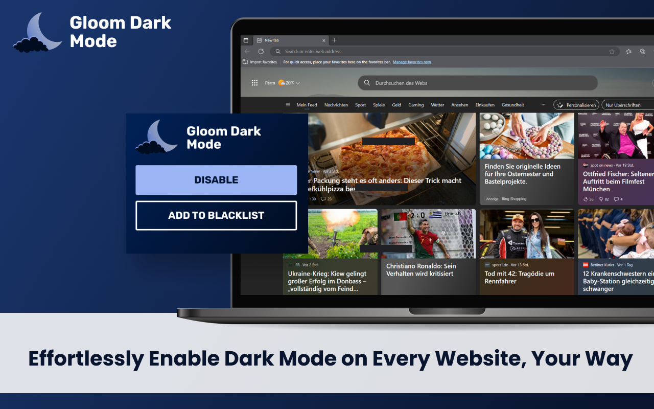 Gloom Dark Mode 黑暗模式截图1