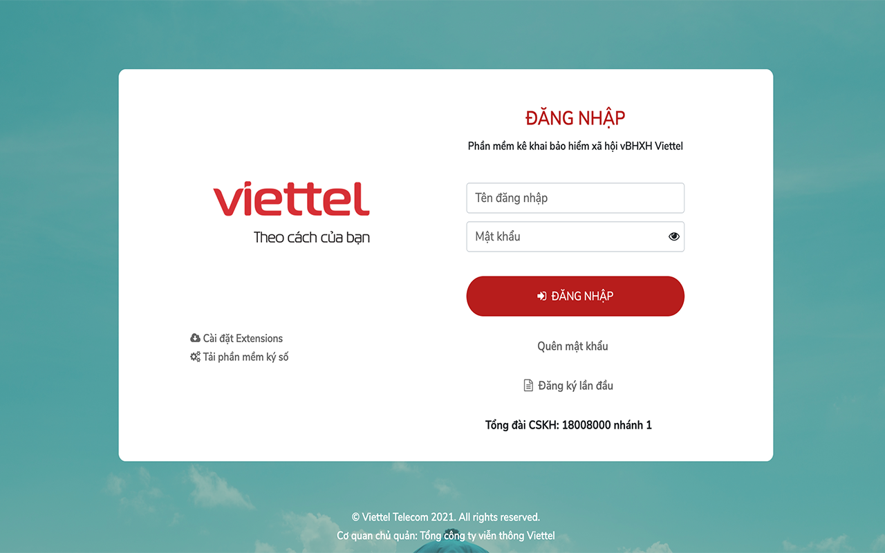 Công cụ ký điện tử kê khai BHXH VIETTEL截图2