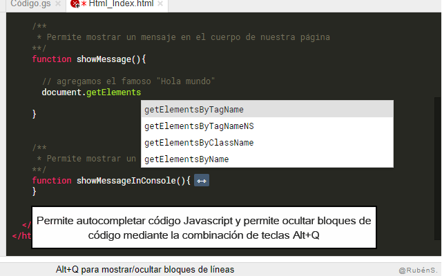 Google Apps Script Custom IDE截图1