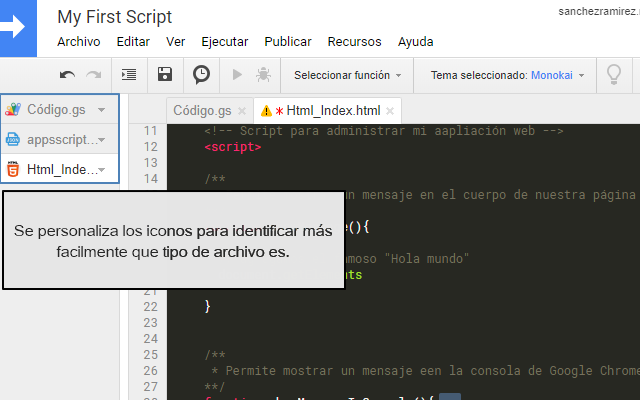 Google Apps Script Custom IDE截图3