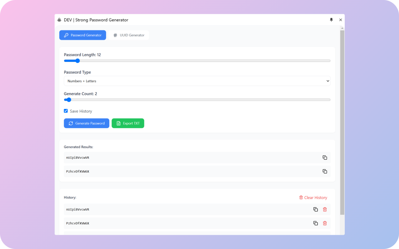 Strong Password Generator截图1