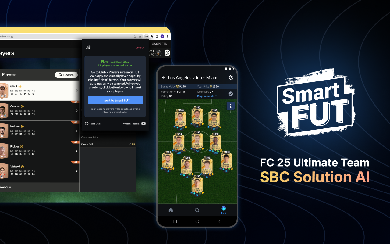 Smart FUT - FC SBC Solutions截图2
