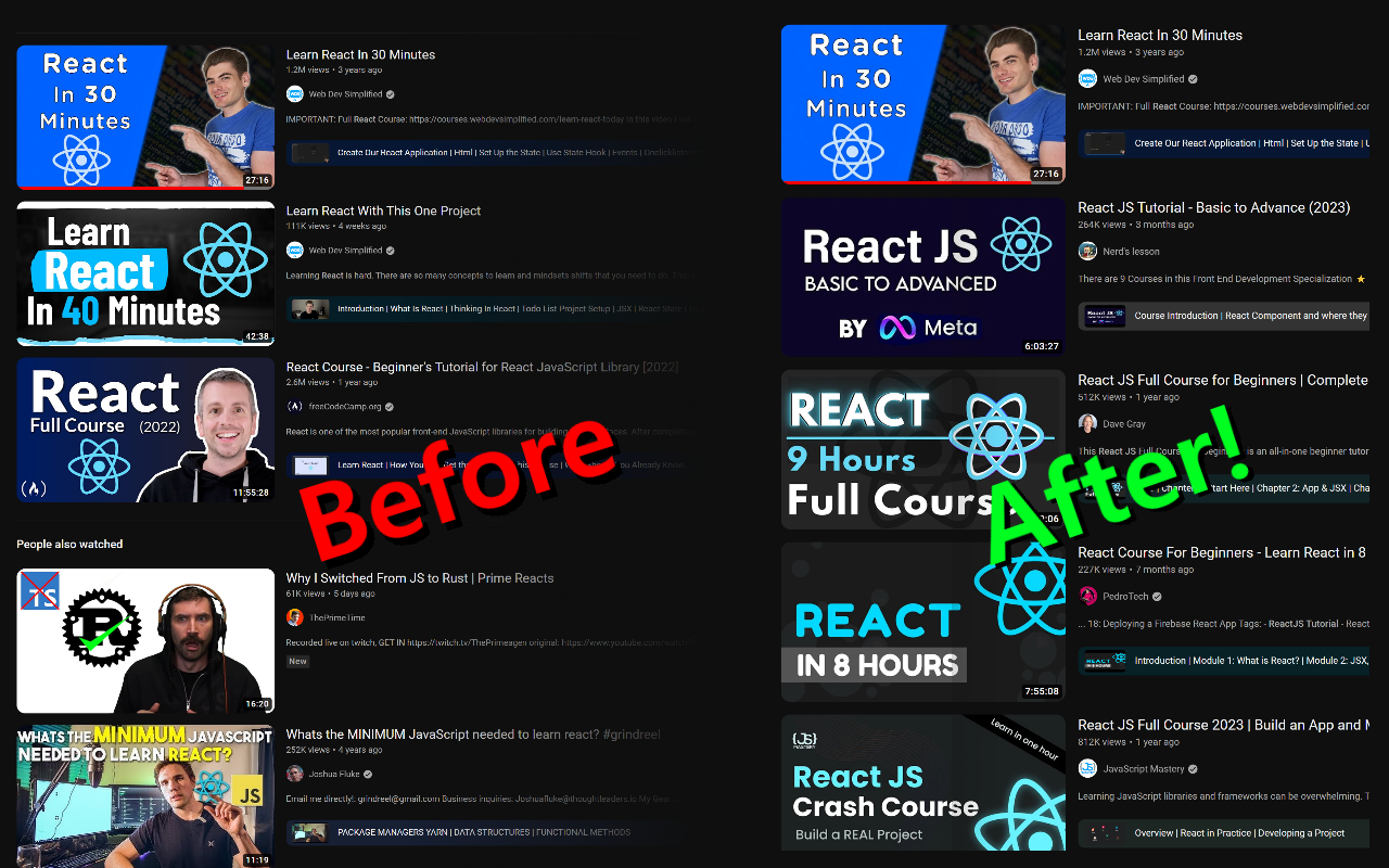 Better YouTube Search截图1