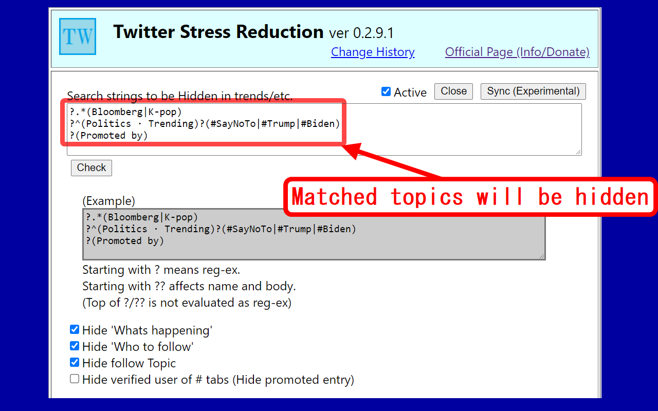 Twitter Stress Reduction截图1