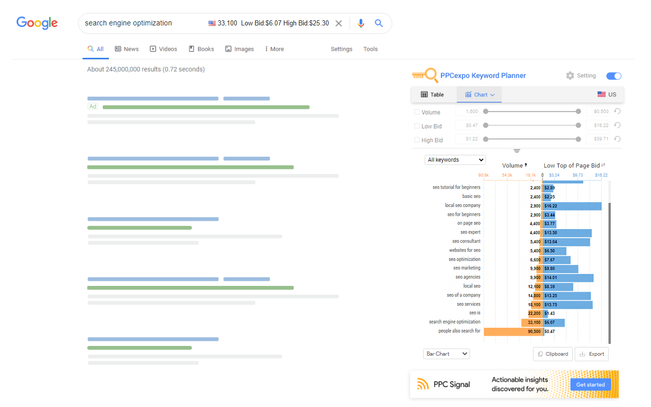 PPCexpo Keyword Planner截图1