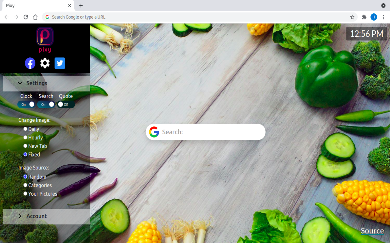 Pixy：您的个性化新标签体验截图5