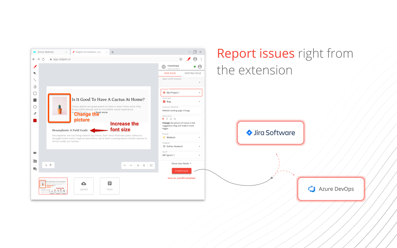 Redpen: Report bugs with screenshot/recording截图1