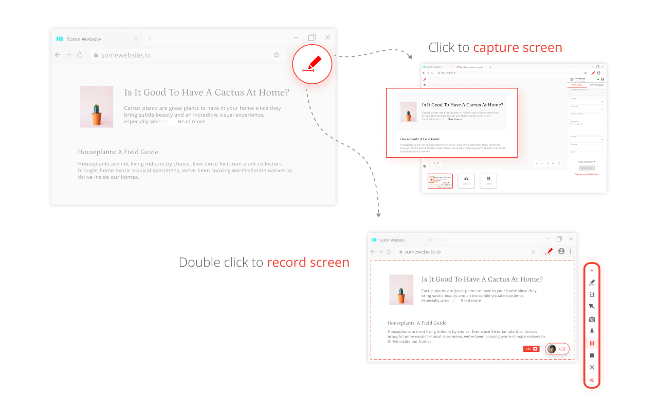 Redpen: Report bugs with screenshot/recording截图4