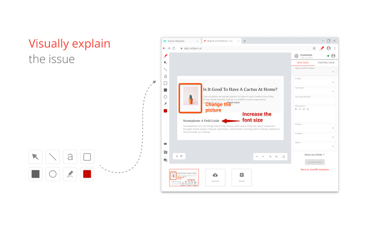 Redpen: Report bugs with screenshot/recording截图5