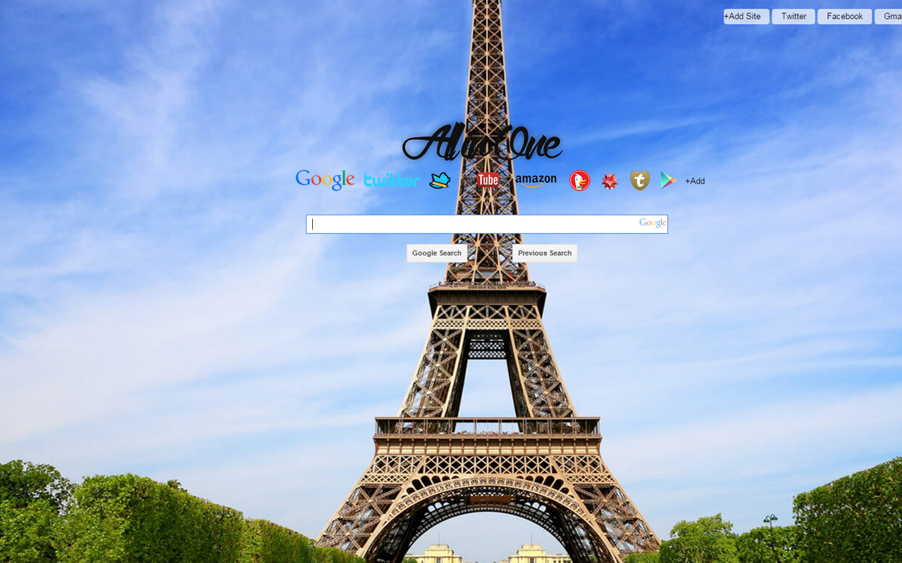 All in your new tab start page截图1