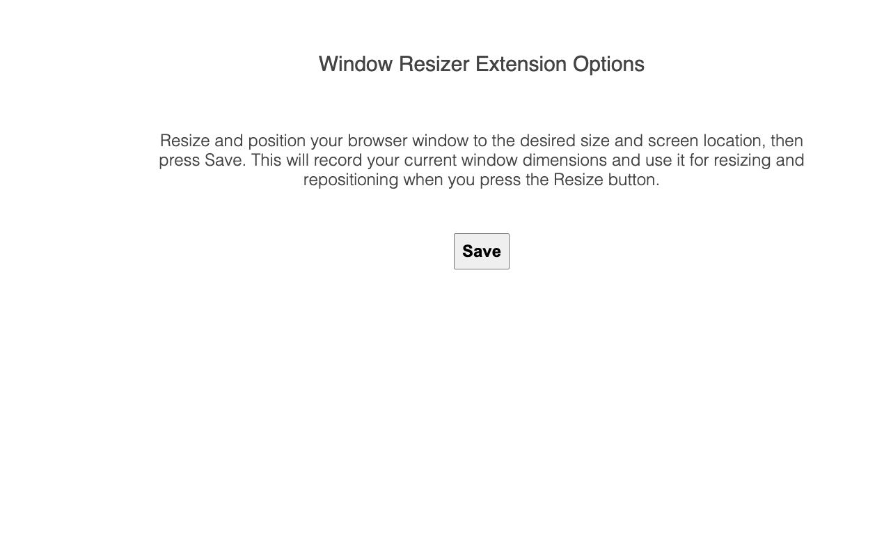 Resize Window截图1