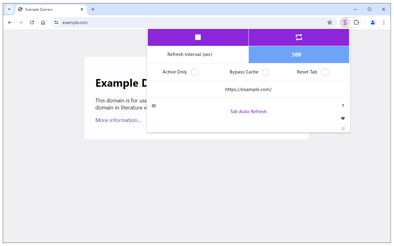 Tab Auto Refresh截图3