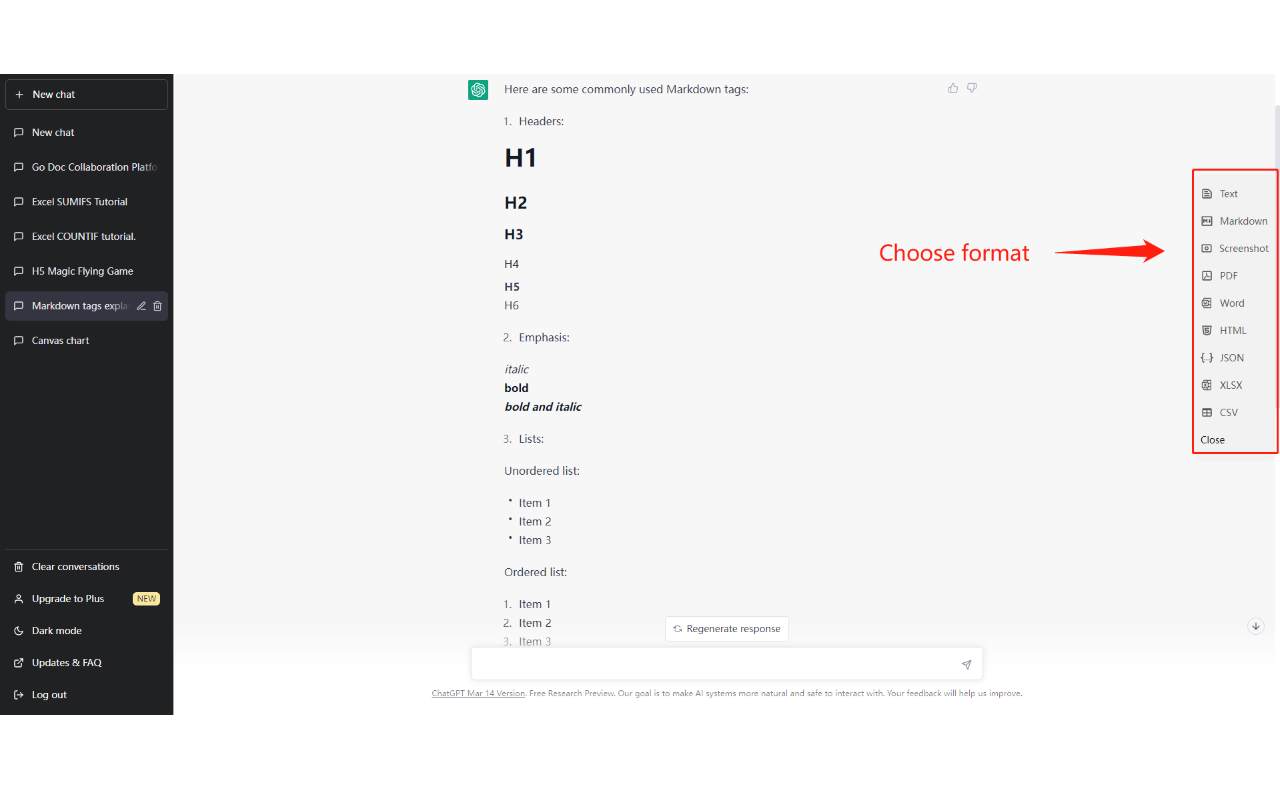 ExportGPT:导出 ChatGPT 对话截图3