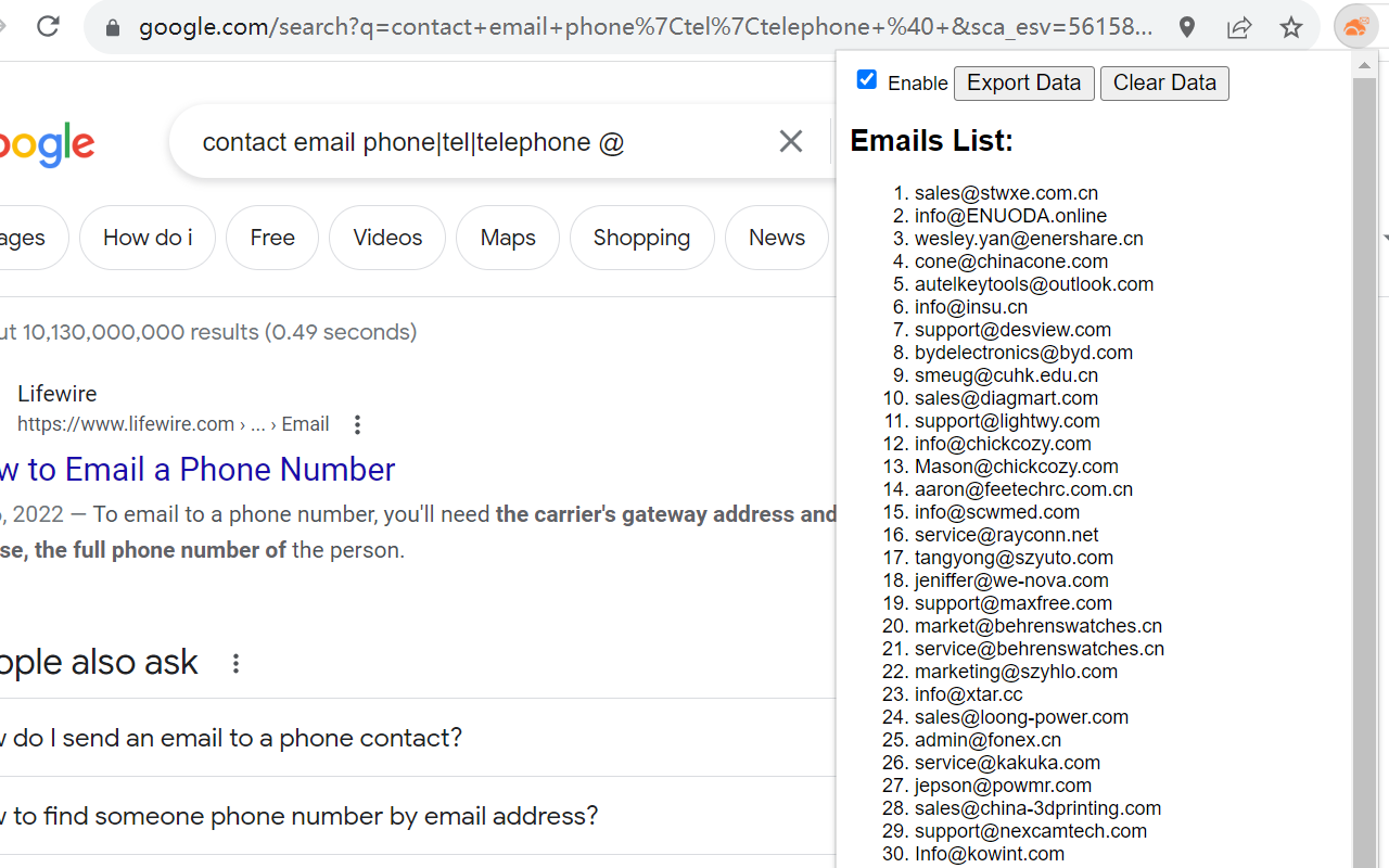 Email & WhatsApp Extractor截图1